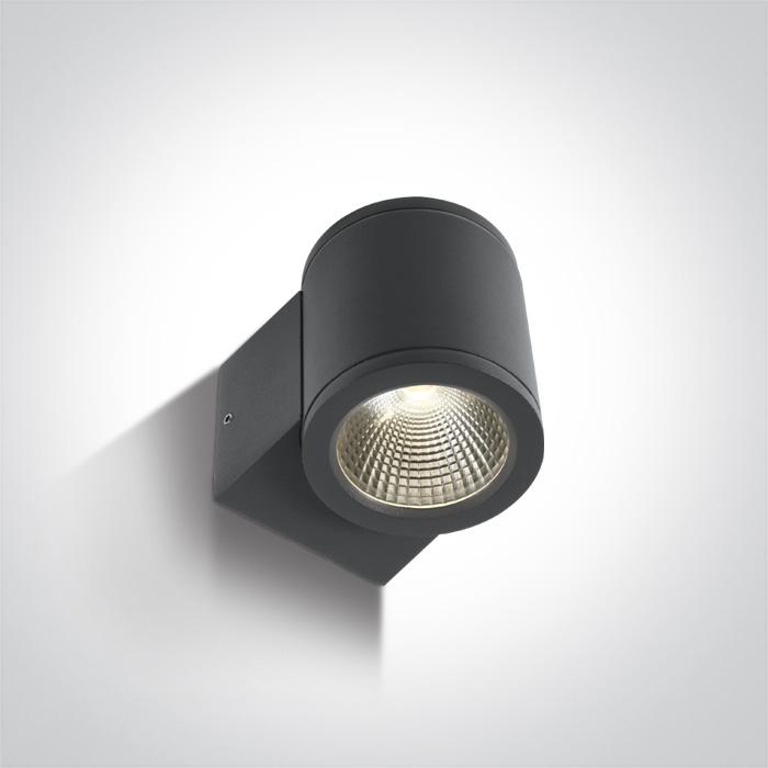 ANTHRACITE COB LED 6W WW IP54 100-240V.