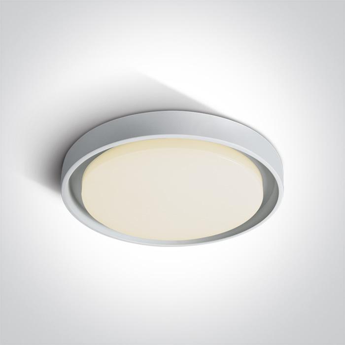 WHITE PLAFO LED 30W WW IP54 100-240V.