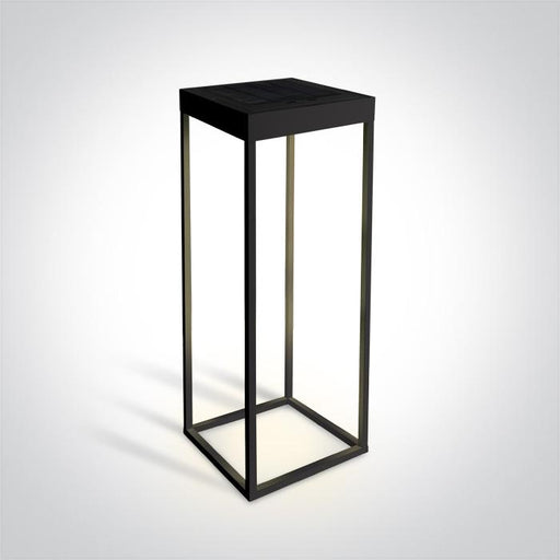 BLACK LED 2,2w WW IP65 DIMMABLE SOLAR.