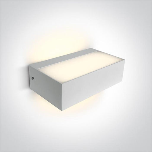 WHITE LED WALL LIGHT 7W WW IP65 230V.