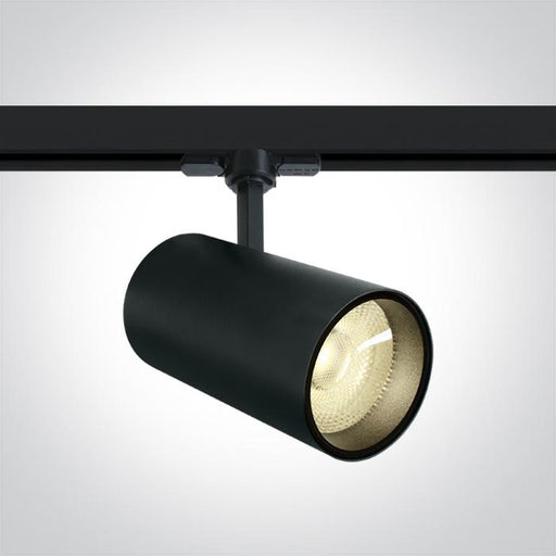 BLACK COB LED 30W WW TRACK SPOT 38deg 230V.