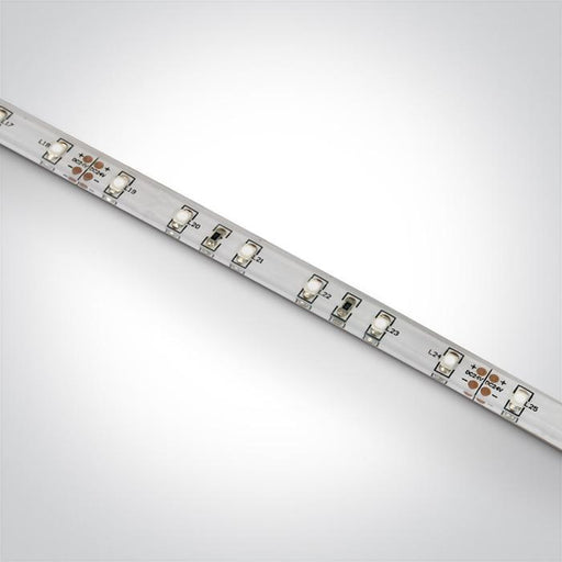 LED strip 24vDC BLUE OUTDOOR 5m ROLL 4,8w/m IP68.