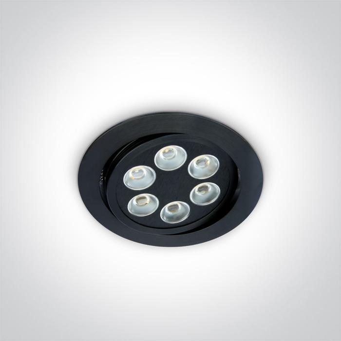 BLACK LED DL 6w 35d 350mA.