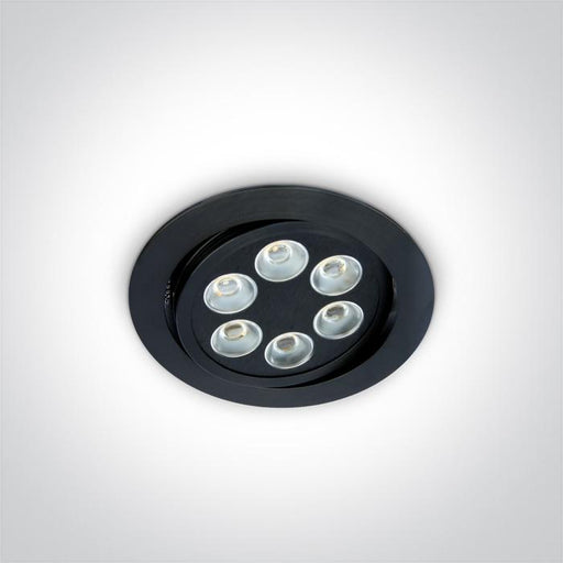 BLACK LED DL 6w 35d 350mA.