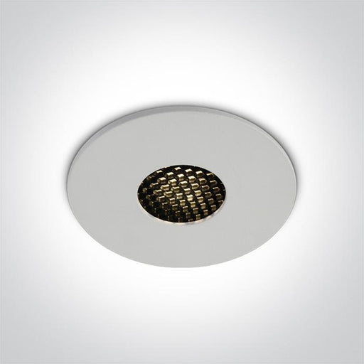 WHITE COB LED 7W WW HONEYCOMB 36deg IP54 700mA DARK LIGHT.