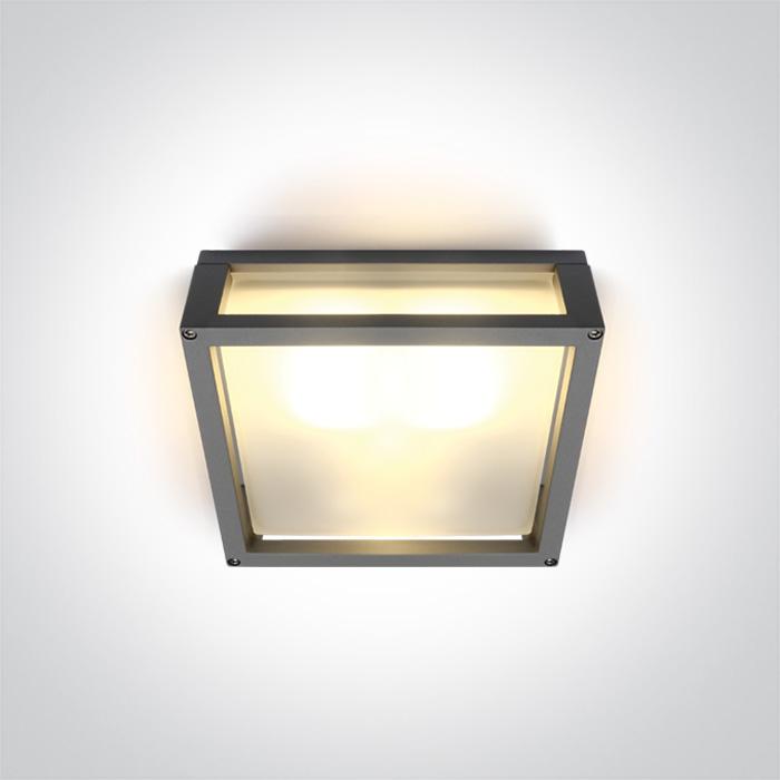 GREY LED 13W WW IP54 230V.