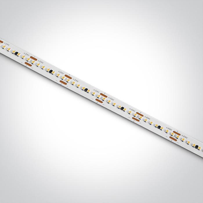 LED STRIP 24vDC WW 5m ROLL 24w/m IP20.