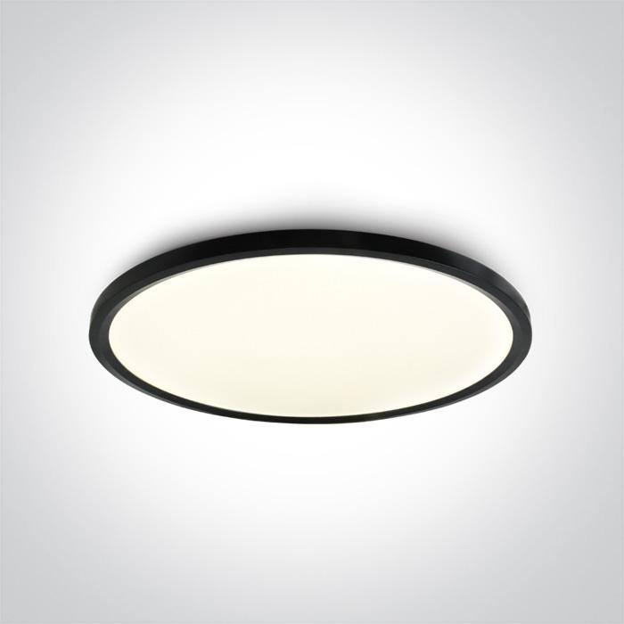 BLACK LED PLAFO 60W CW IP20 230V.