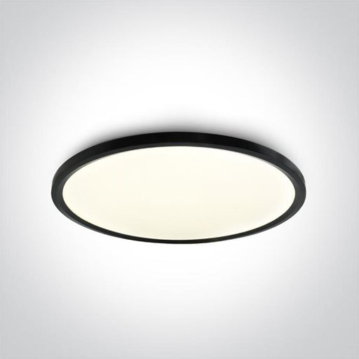 BLACK LED PLAFO 60W CW IP20 230V.