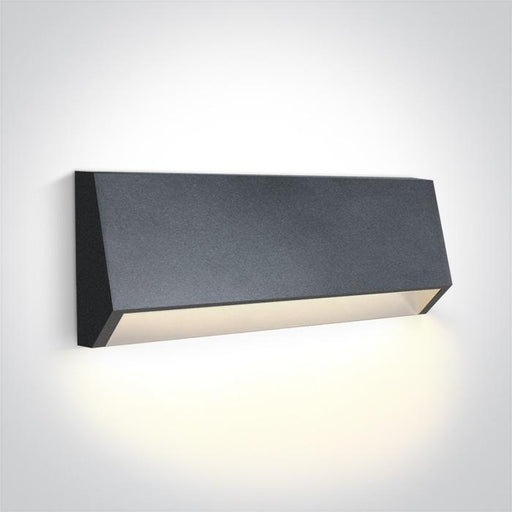 ANTHRACITE LED WALL LIGHT 4W WW DARK LIGHT IP65 230V.