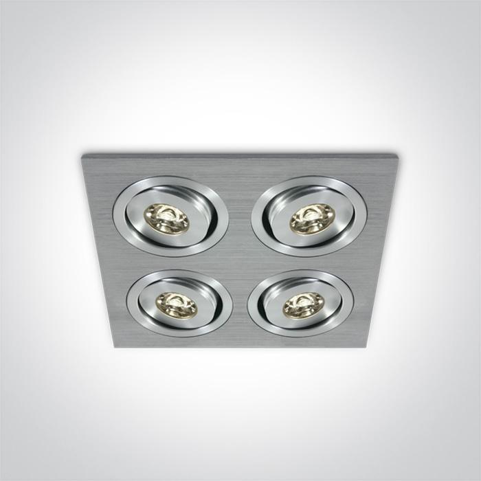 ALUMINIUM LED WAW 4x1w 15d 350mA.