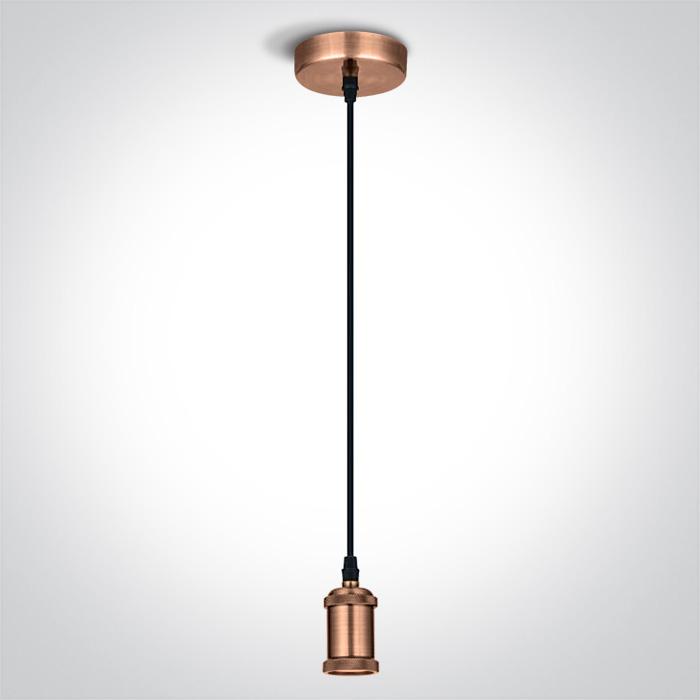 COPPER PENDANT 20W E27.