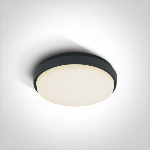 ANTHRACITE PLAFO LED 25W WW IP54 230V.