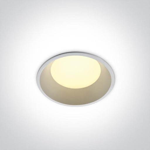 WHITE LED 9W CW IP54 230V 100deg DARK LIGHT.