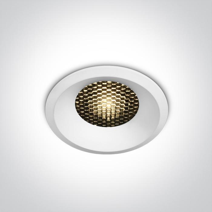 WHITE LED 12W WW IP20 36deg 700mA DARK LIGHT HONEYCOMB.