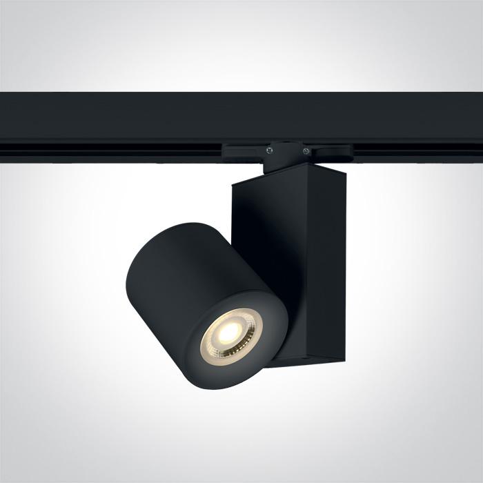 BLACK GU10 20w TRACK SPOT.