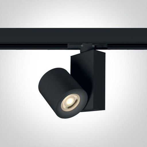 BLACK GU10 20w TRACK SPOT.