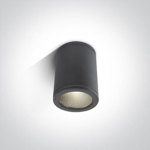 ANTHRACITE COB LED 6W WW IP54 100-240V.