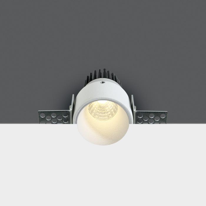 WHITE LED  3w WW 36deg 350mA IP20 DARK LIGHT TRIMLESS.