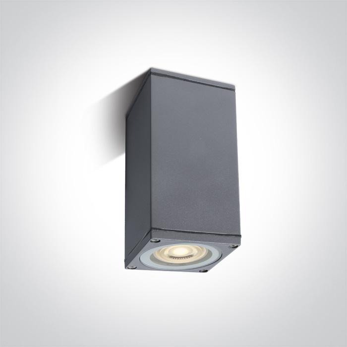 GREY CEILING GU10 10w IP54 100-240V