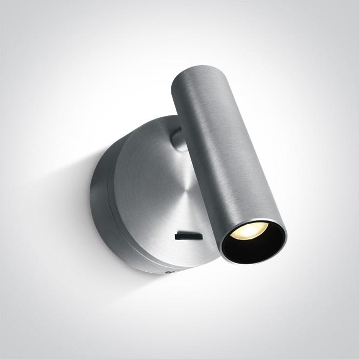 NATURAL ALUMINIUM LED 3W WW IP20 100-240V.