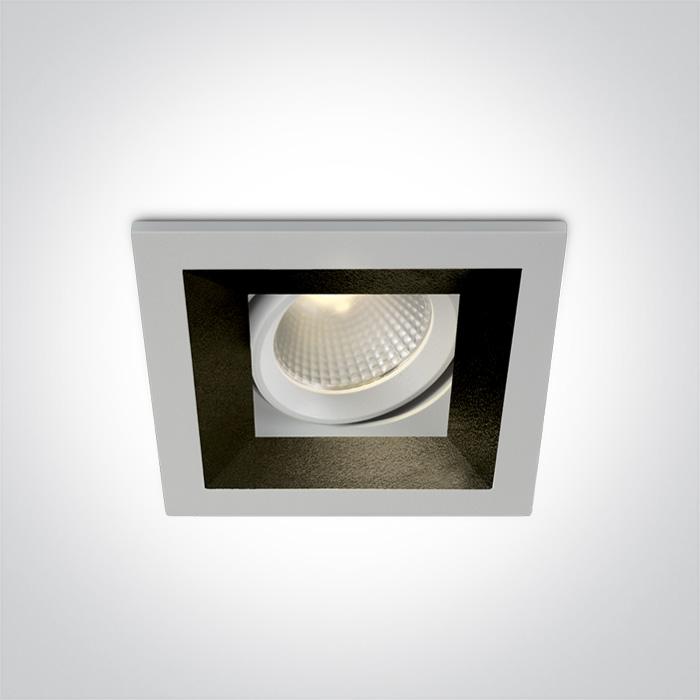 WHITE LED 12W WW 60deg 230V ADJUSTABLE.