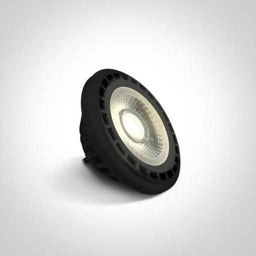 BLACK LED R111 GU10 13w CW 45deg 230v.