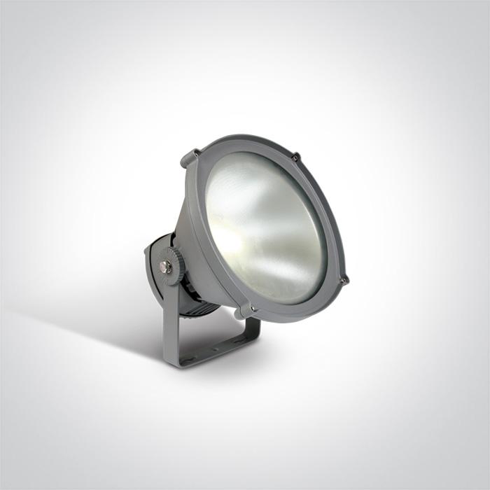GREY FLOODLIGHT LED 30w CW IP65 100-240v.