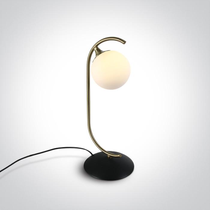 BRUSHED BRASS TABLE LAMP 9w G9 100-240v.