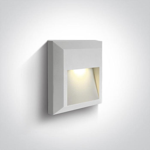 WHITE LED WALL LIGHT 2W WW DARK LIGHT IP65 230V.