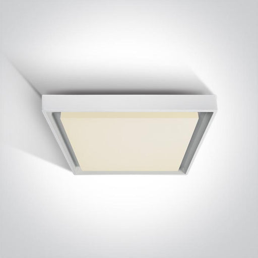 WHITE PLAFO LED 30W WW IP54 100-240V.