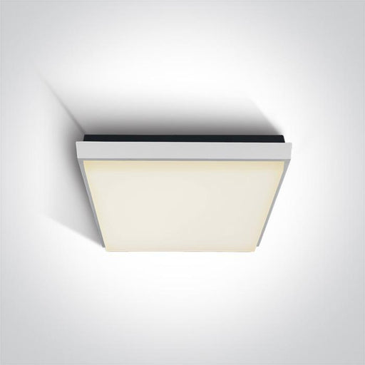 WHITE PLAFO LED 25W WW IP54 230V.