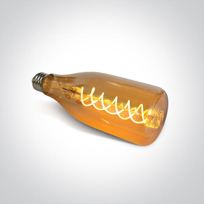 DECORATIVE LED LAMP E27 4w AMBER 230v.