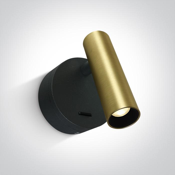 BRUSHED BRASS LED 3W WW IP20 100-240V.