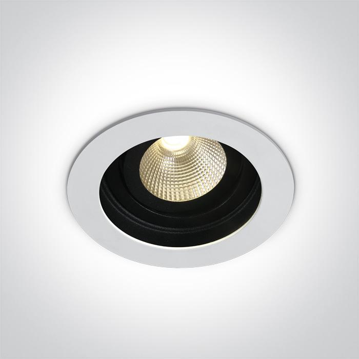 WHITE LED 12W EW IP20 700mA 40deg ADJUSTABLE SEMI DARK LIGHT.