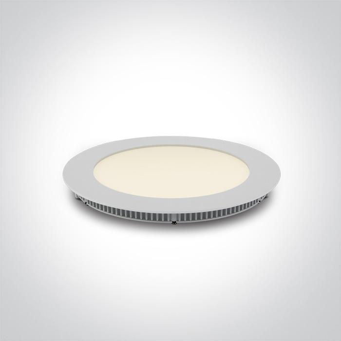 WHITE LED 12W WW IP40 230V.