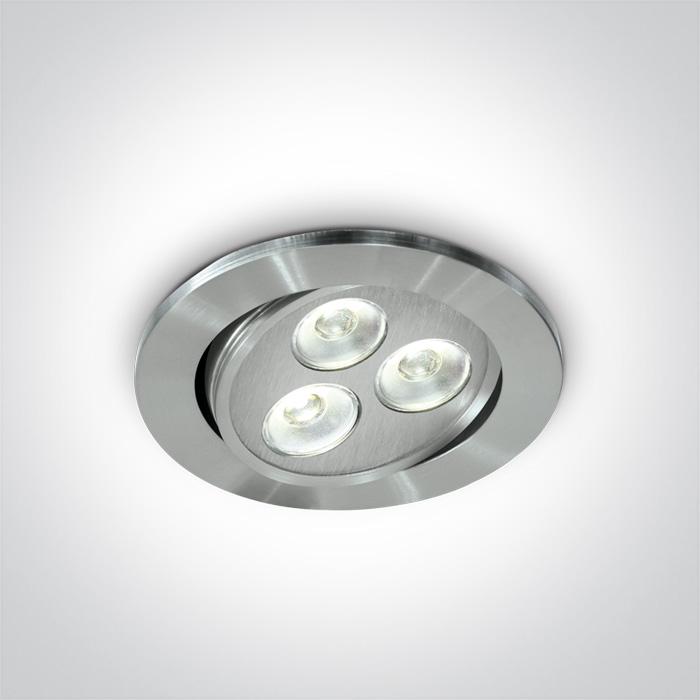 ALUMINIUM LED DL 3w 15d 350mA.