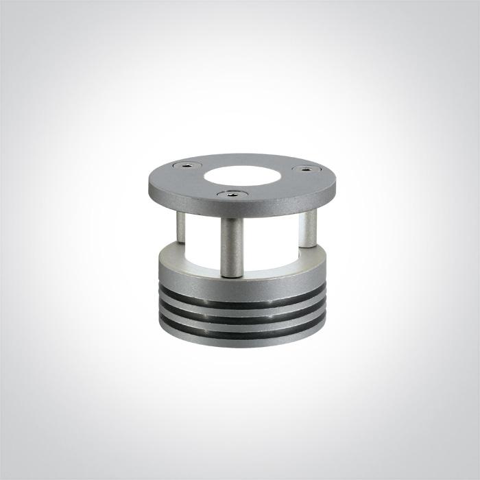 GREY 1w LED 12v DL IP44 DECKING RECESSED.