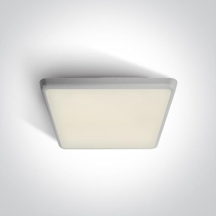 WHITE LED PLAFO 25W WW IP54 100-240V.