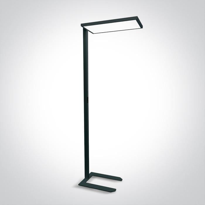 BLACK 60w FLOOR STAND UGR19 DIMMABLE 230v.