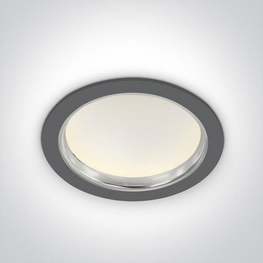 GREY SMD LED 24w CW IP44 85-240v.