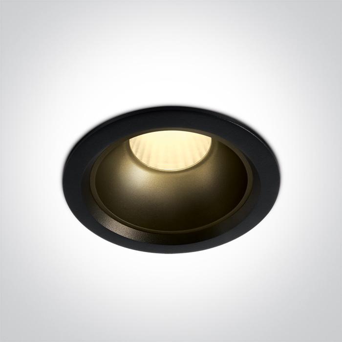 BLACK LED 20W WW IP20 45deg 230V DARK LIGHT.