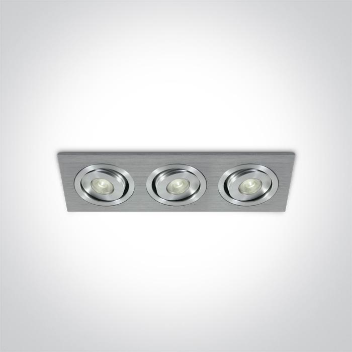 ALUMINIUM LED DL 3x1w 35d 350mA.