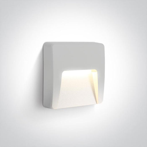 WHITE LED WALL LIGHT 3W WW DARK LIGHT IP65 230V.