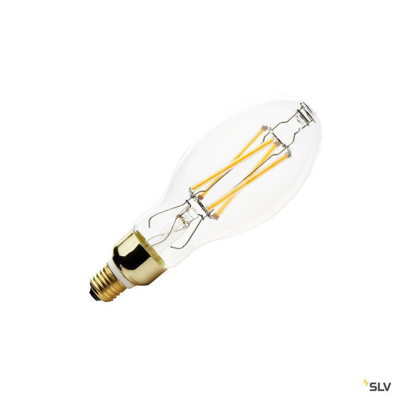 LED lamp, oval, E27, 2700K, 1650lm, 280°, dimmable