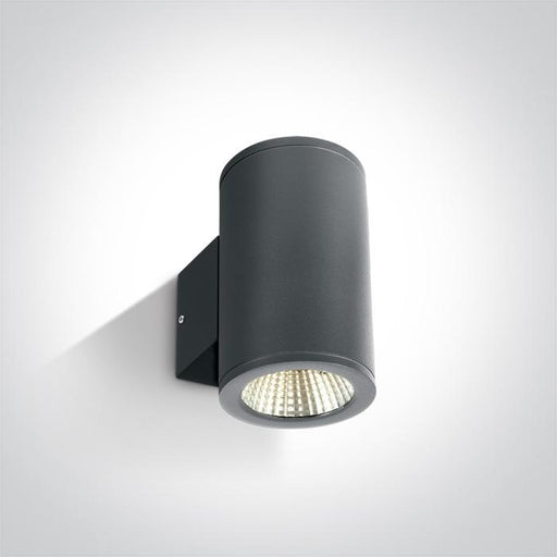ANTHRACITE COB LED 2x6W WW IP54 230V.