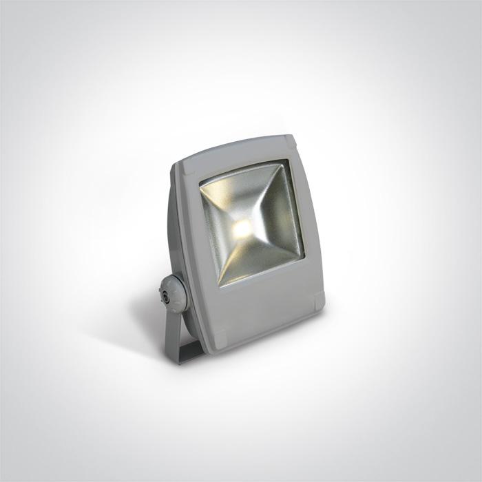 GREY LED 10W WW IP65 85-240V.