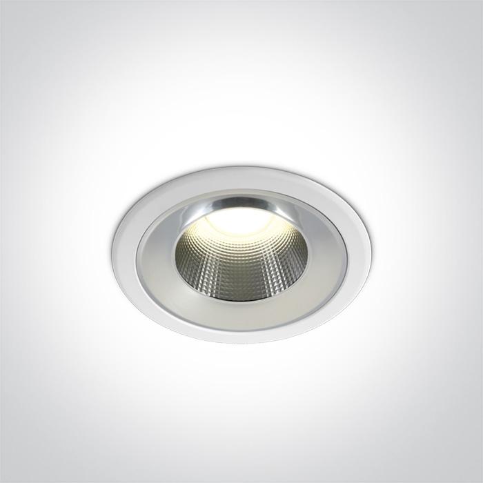 WHITE LED 10W IP54 CW 230V DARK LIGHT.