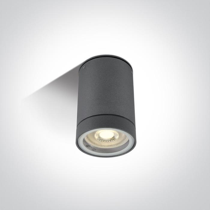 ANTHRACITE CYLINDER GU10 10w IP54.