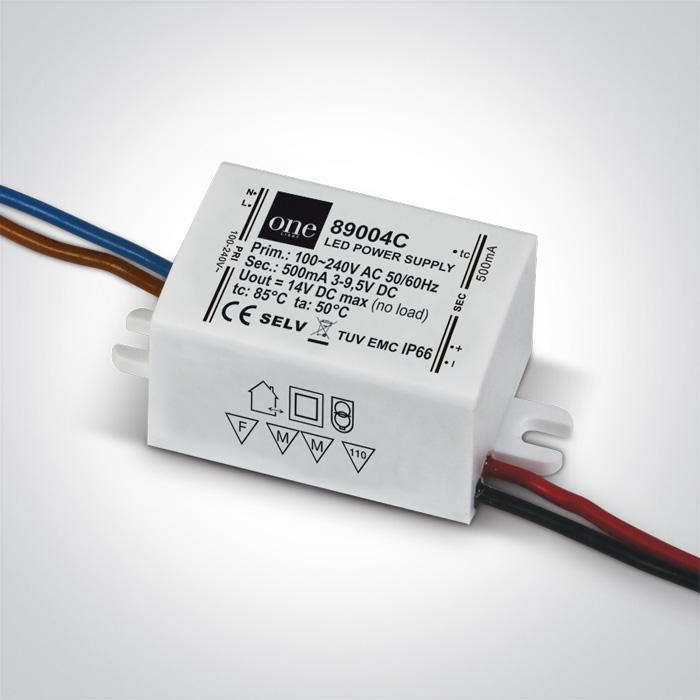 DRIVER 500mA 1,5w-4,5w LED IP66 100-240v.